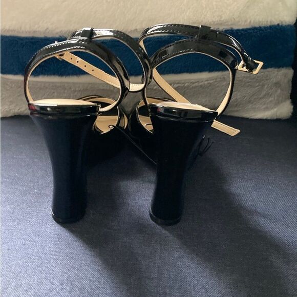 similar  patent leather wedge sandals from Jessica Simpson - Picture 3 of 4